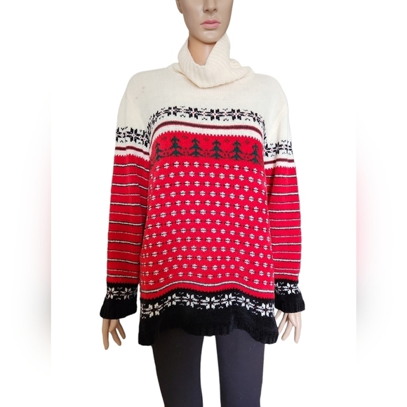 Vintage Chenille Chritmas Sweater - Picture 1 of 8